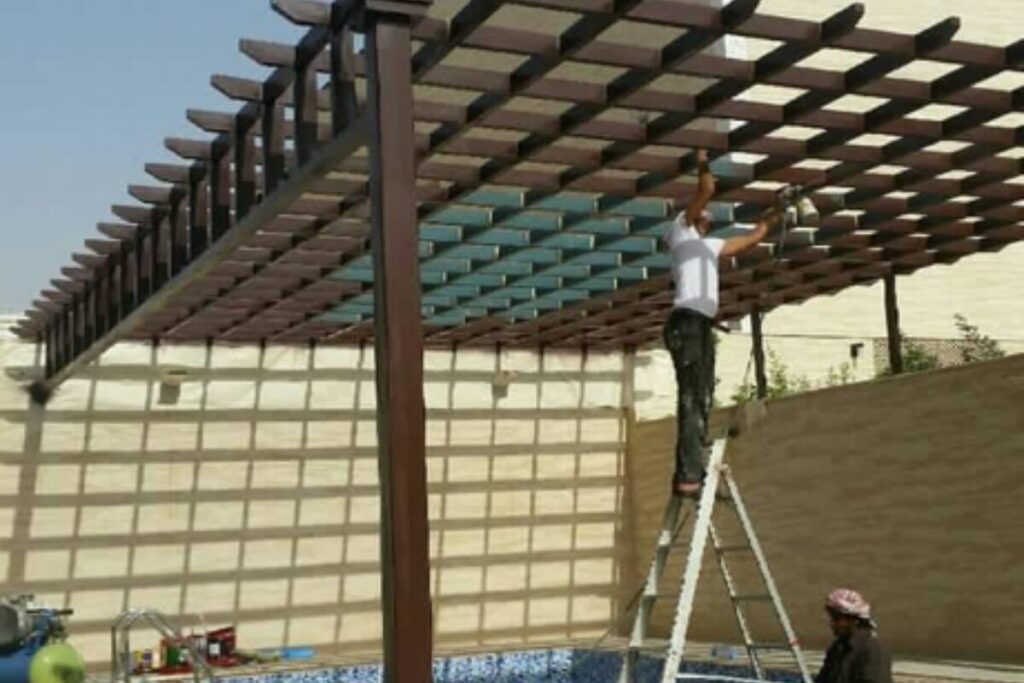 riyadh lexan pergolas cafes villas 16